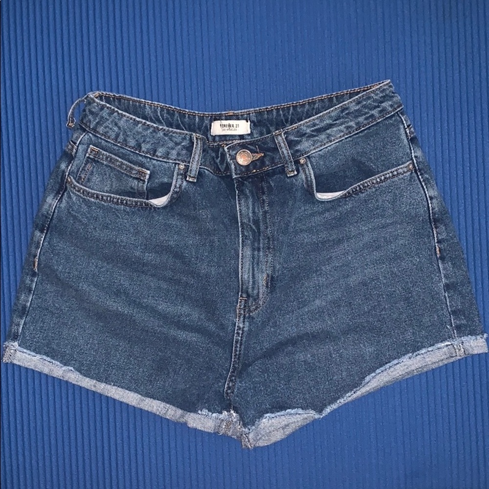Denim shorts